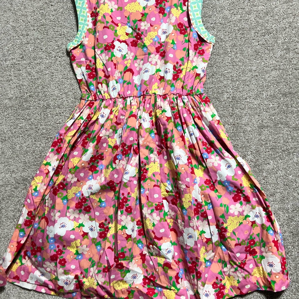 Matilda Jane Pink Floral Sleeveless Midi Dress - Picture 7 of 9